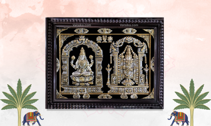Handcrafted Pure Silver photo frames for Pooja room - photo frame ...