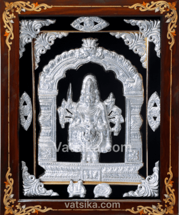 Kabbalama Devi in silver photo frame